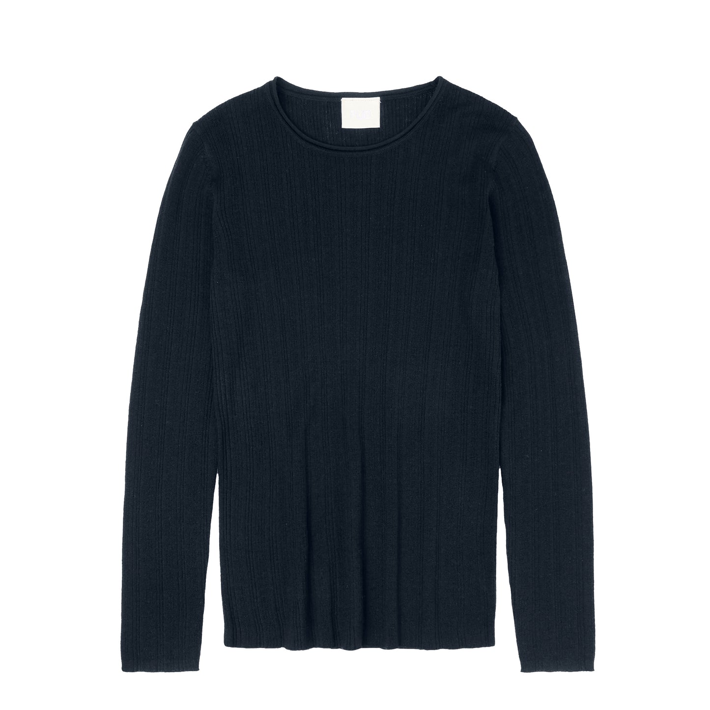 FUB Rib Blouse Navy