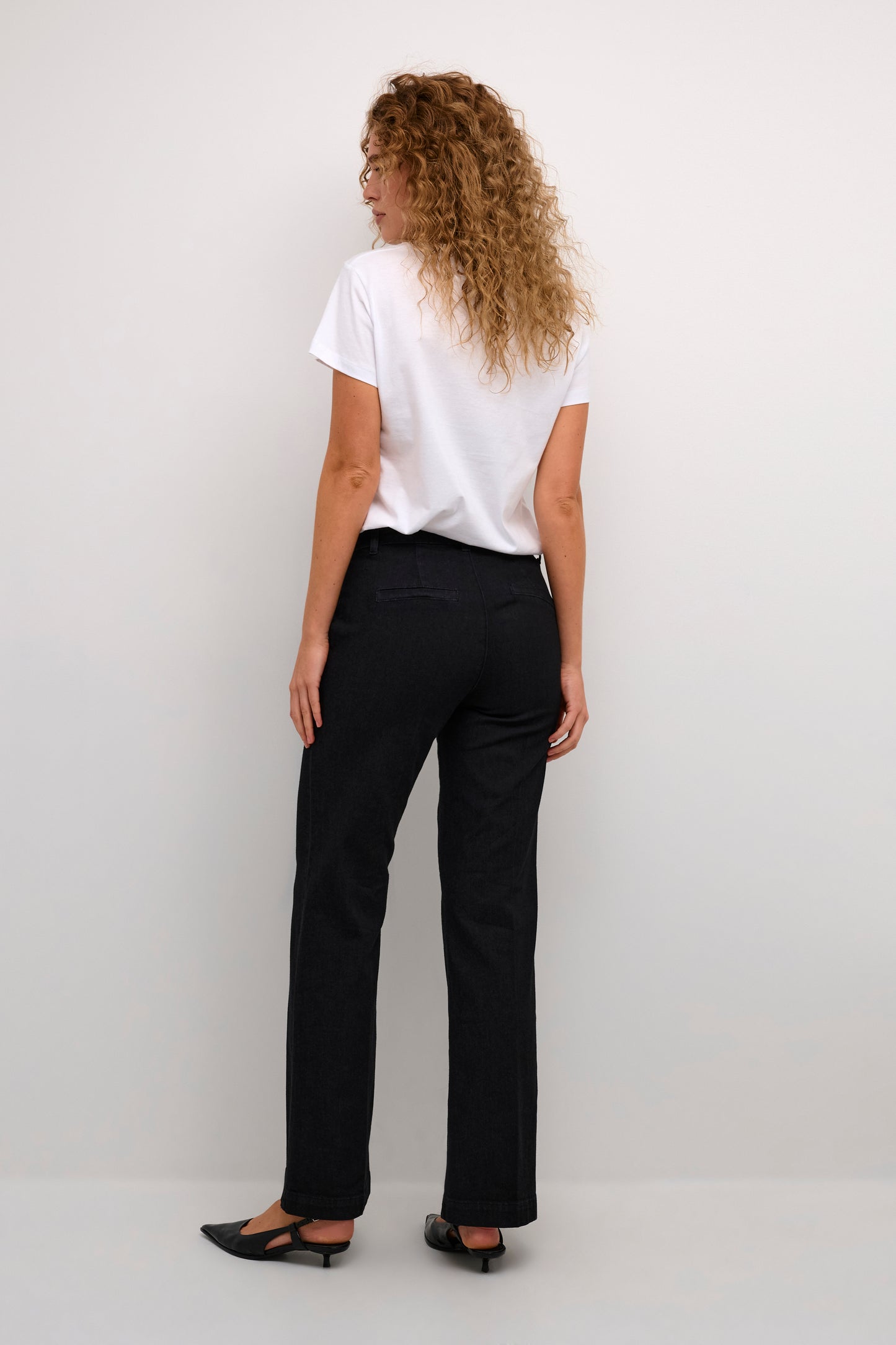 My Essential Wardrobe Lara Pants Black Wash