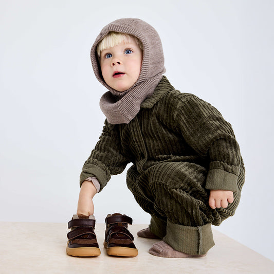 Bisgaard Barefoot First Step Shoe Brown