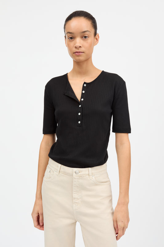 Skall Studio Liv Henley Tee