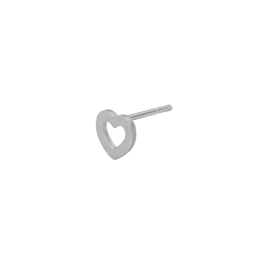 Stine A Petit Open Love Heart Earring