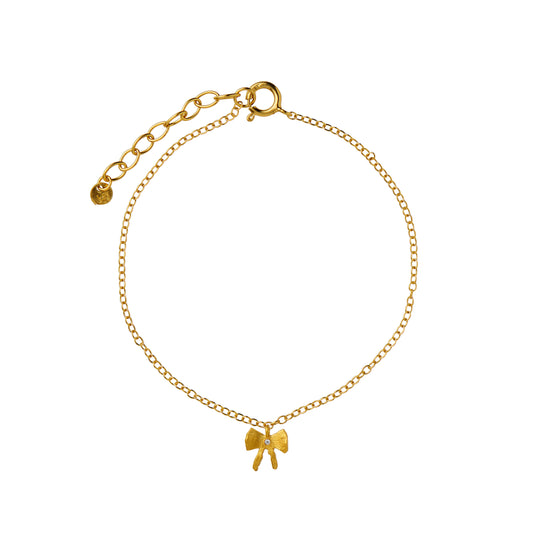 Stine A Bow With Stone Bracelet