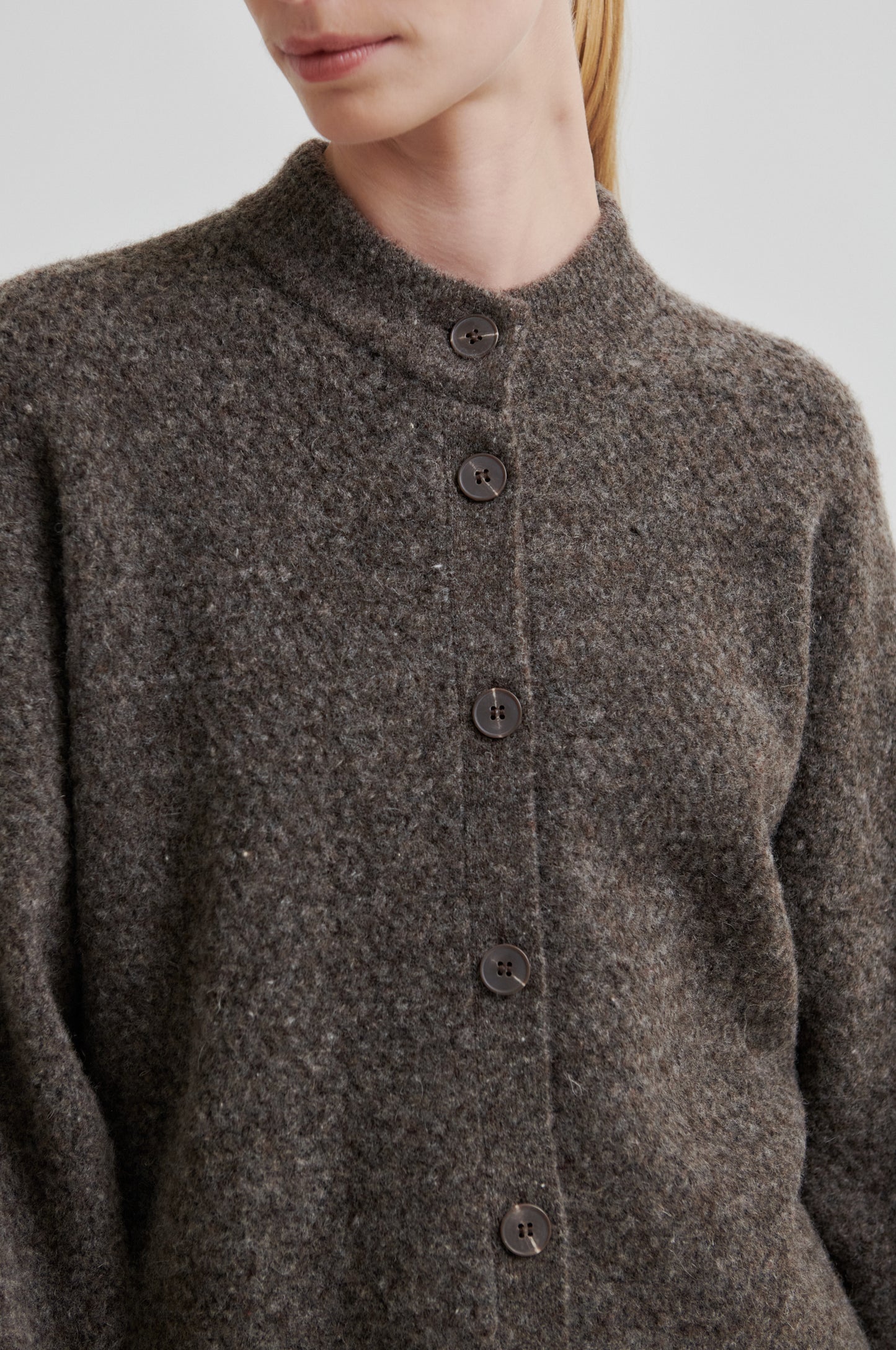Second Female Menta Knit Cardigan