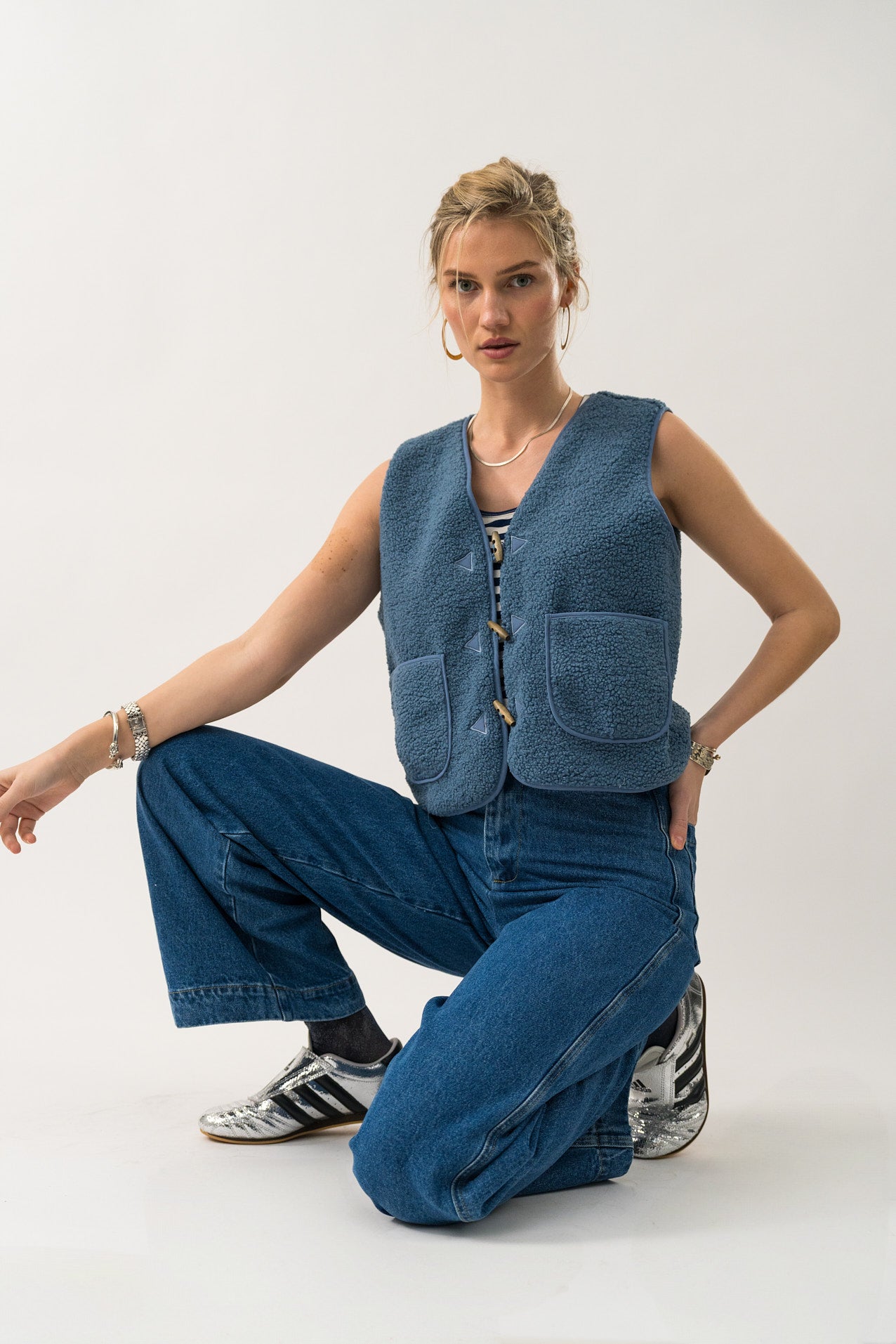 Lollys Laundry Hugo Vest Blå