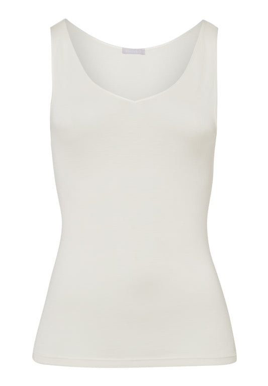 Hanro Woolen Silk Top Cygne