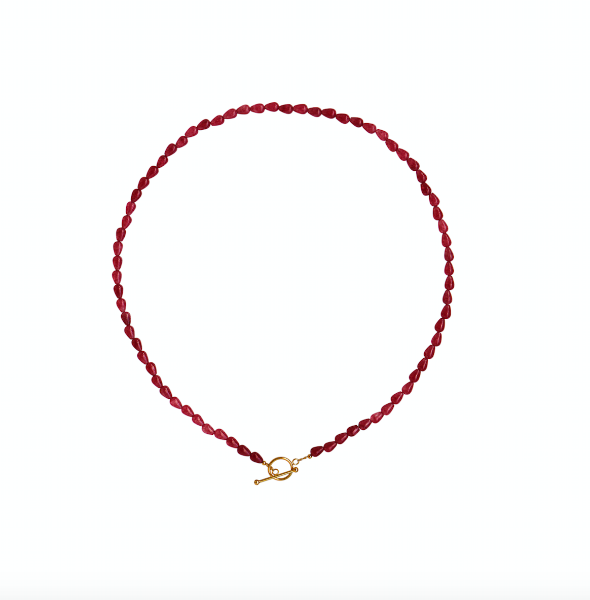 Stine A Love Drop Necklace Burgundy